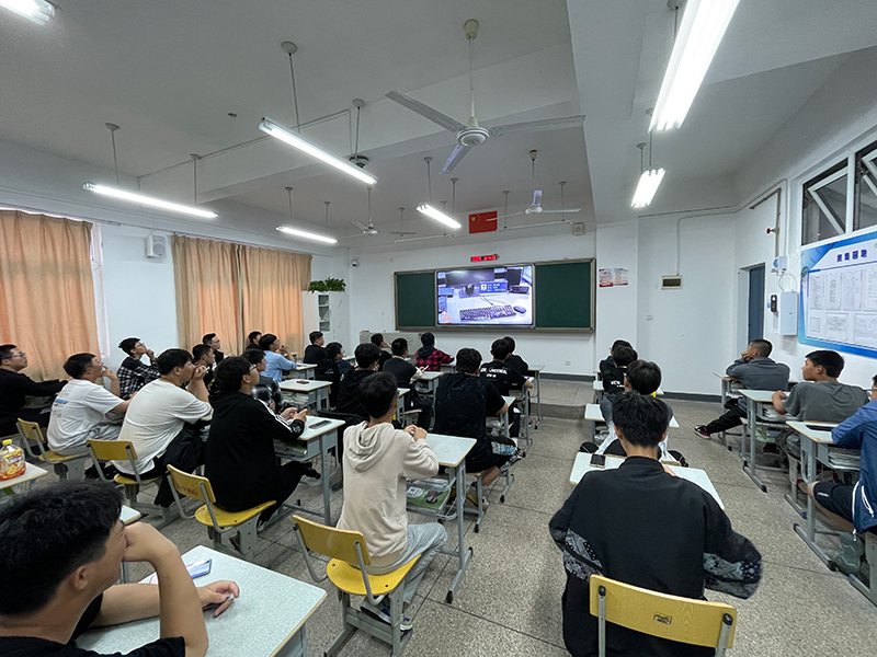 機電工程學院開展防詐騙主題班會