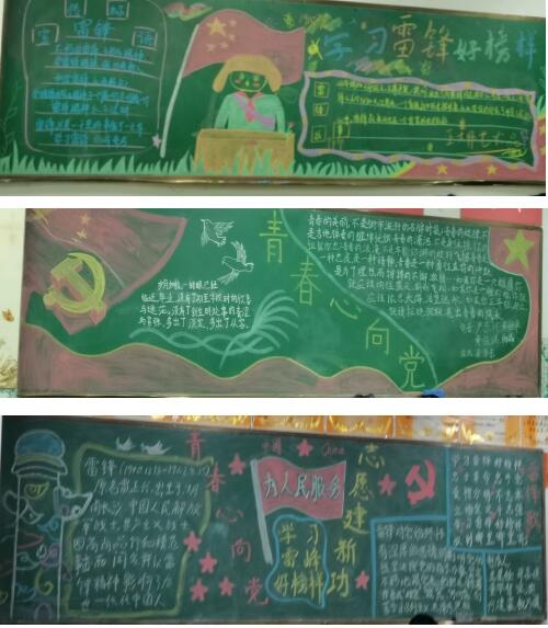 “青春心向黨，志愿建新功” 主題板報(bào)宣傳