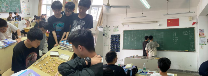 情系棋間顯身手 棋寄人生樂無窮 --汽車工程學(xué)院221532班舉行象棋、五子棋大賽