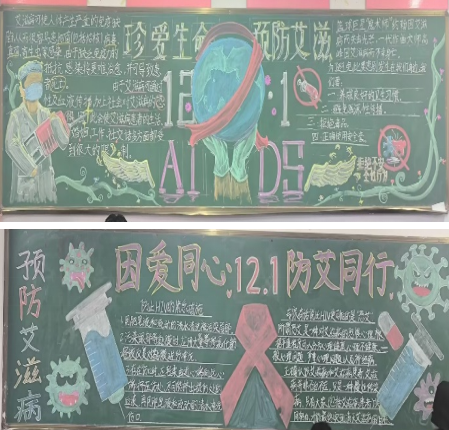 汽車工程學(xué)院開展“珍愛生命、遠(yuǎn)離艾滋病”主題黑板報(bào)評(píng)比活動(dòng)